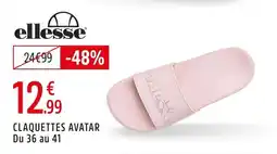 Intersport Ellesse claquettes avatar offre