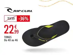 Intersport Rip curl tongs offre