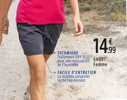 Intersport Short femme offre