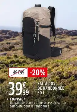 Intersport Sac à dos de randonnée 30l offre