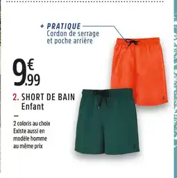 Intersport Short de bain offre