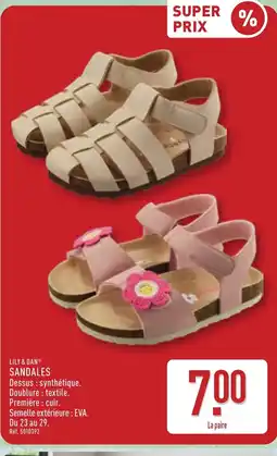 ALDI LILY & DAN Sandales offre