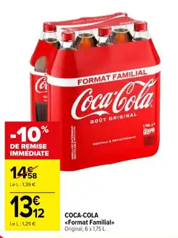 Carrefour Coca-cola format familial offre