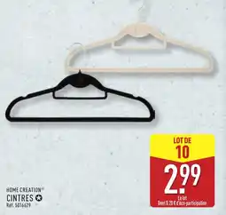 ALDI HOME CREATION Cintres offre