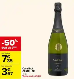 Carrefour Cava brut casteller offre