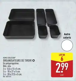 ALDI HOME CREATION Organisateur de tiroir offre
