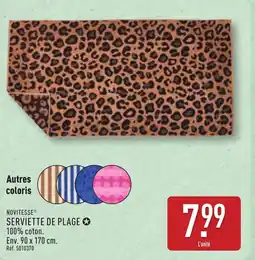 ALDI NOVITESSE Serviette de plage offre