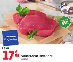 Auchan Viande bovine pave offre