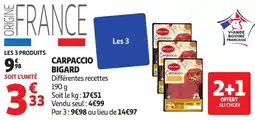 Auchan Carpaccio bigard offre