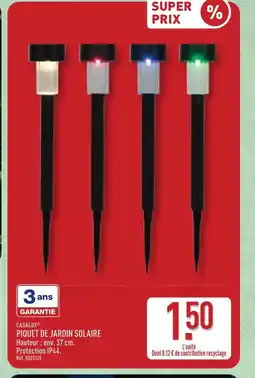 ALDI CASALUX Piquqet de jardin solaire offre