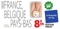Auchan Filets de poulet offre