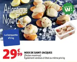 Auchan Noix de saint-jacques offre