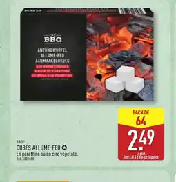ALDI BBQ Cubes allume-feu offre