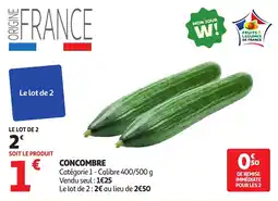 Auchan Concombre offre