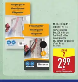 ALDI Moustiquaires pour fenêtre offre