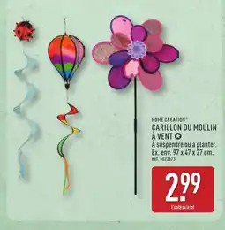 ALDI HOME CREATION Carillon ou moulin a vent offre