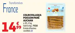 Auchan Colin d'alaska poisson pané auchan offre