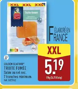 ALDI GOLDEN SEAFOOD Truite fumée offre