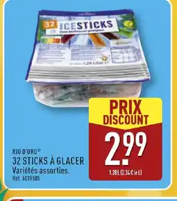 ALDI RIO D'ORO 32 sticks à glacer offre