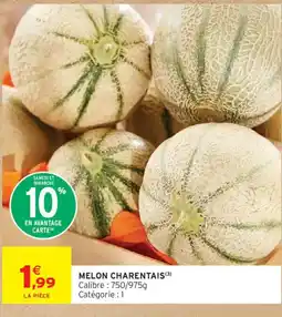 Intermarché Melon charentais offre