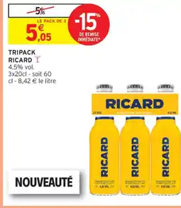 Intermarché RICARD Tripack offre