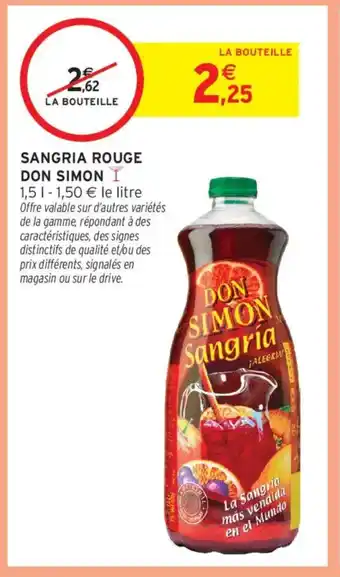 DON SIMON Sangria rouge