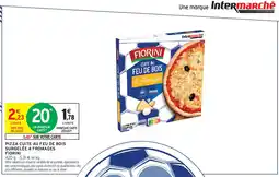 Intermarché FIORINI Pizza cuite au feu de bois surgelée 4 fromages offre