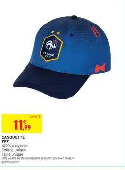 Intermarché Casquette fff offre