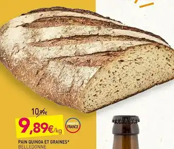 Pain quinoa et graines