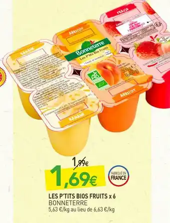 naturéO Bonneterre les p'tits bios fruits offre