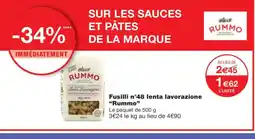 Monoprix RUMMO Fusilli n°48 lenta lavorazione offre
