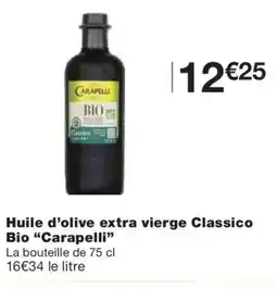 Monoprix CARAPELLI Huile d'olive extra vierge Classico Bio offre