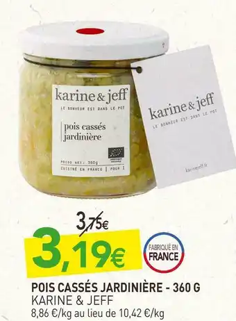 Karine & jeff pois cassés jardinière - 360 g