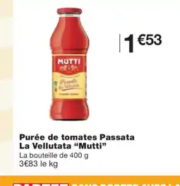 Monoprix MUTTI Purée de tomates Passata La Vellutata offre