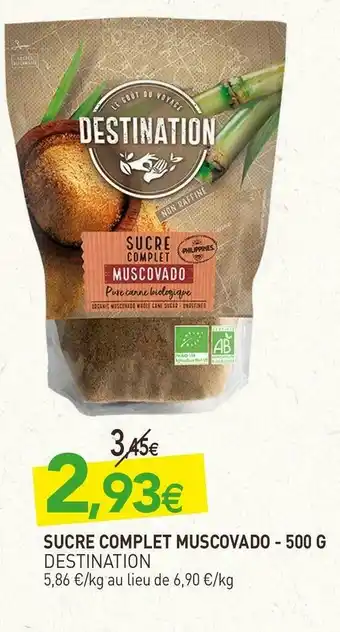 naturéO Destination sucre complet muscovado offre