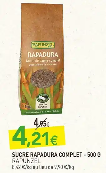 naturéO Rapunzel sucre rapadura complet offre