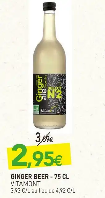 naturéO Vitamont ginger beer - 75 cl offre