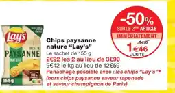Monoprix LAY'S Chips paysanne nature offre