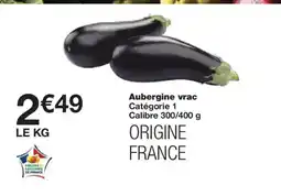 Monoprix Aubergine vrac offre