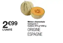 Monoprix Melon charentais offre