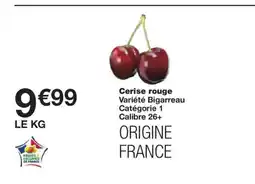 Monoprix Cerise rouge offre
