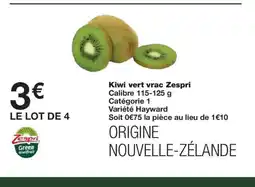 Monoprix Kiwi vert vrac Zespri offre