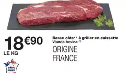 Monoprix Basse côte à griller en caissette offre