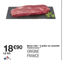 Monoprix Basse côte à griller en caissette offre