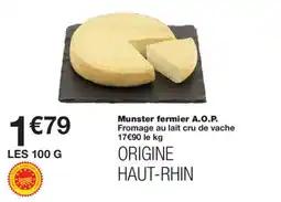 Monoprix Munster fermier A.O.P offre