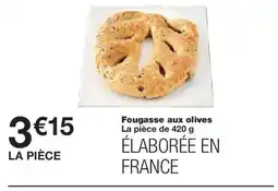 Monoprix Fougasse aux olives offre