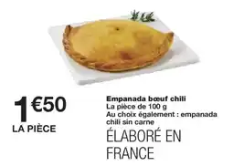Monoprix Empanada bœuf chili offre