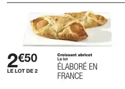 Monoprix Croissant abricot offre