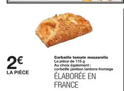 Monoprix Corbeille tomate mozzarella offre