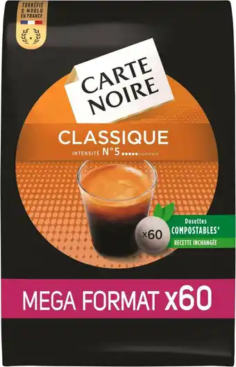 Match Carte noire dosettes de café offre